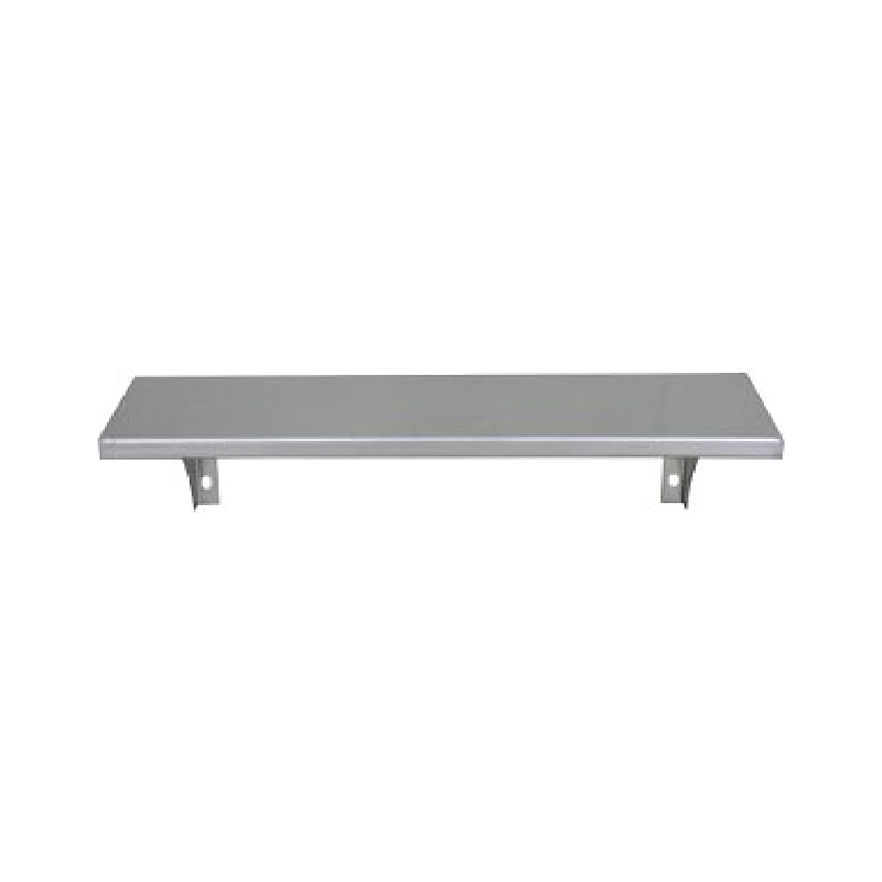 3monkeez WA-US300 Stainless Steel Shelf 128mmD x 105mmH With Exposed Mounting - 300mmL