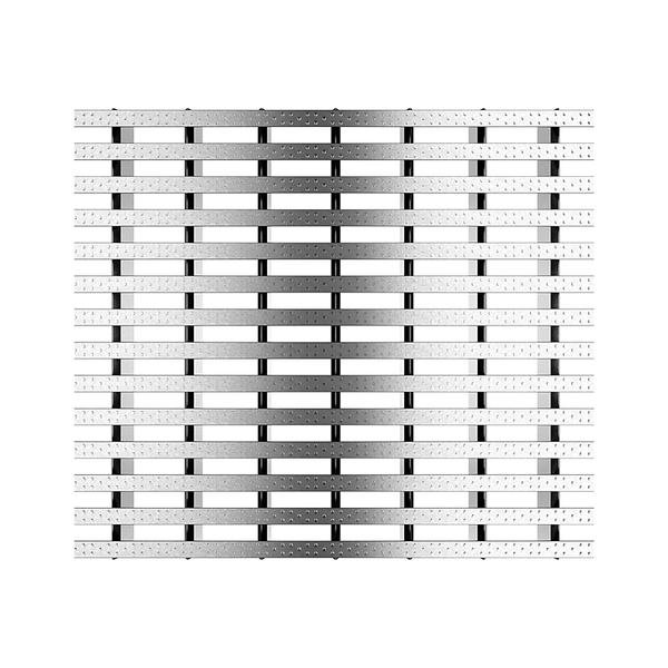 3monkeez WW-G300-DNS-304 Dimple Non Slip Wedge Wire, Wire Size 5.65mmW x 6.05mmH - 5.00mm Gap, Support Bars 3mmW x 12.96mmH - 21mm Gap, Sheet Size 2050mm x 1000mm - 304 Grade