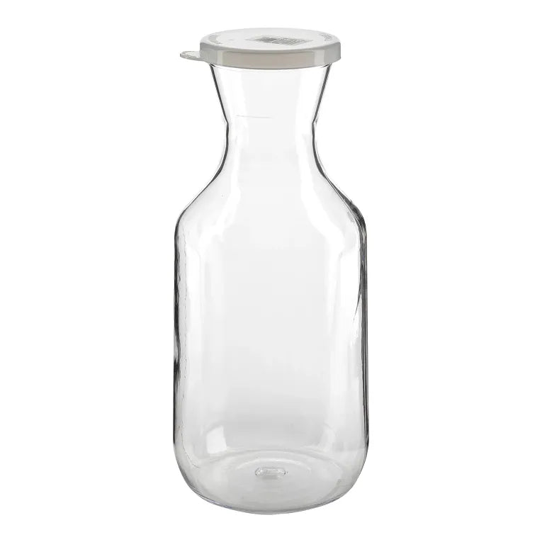 Cambro WW1500CW135 I Camwear Beverage Decanter With Lid - 1.5 L I Clear I Case of 12