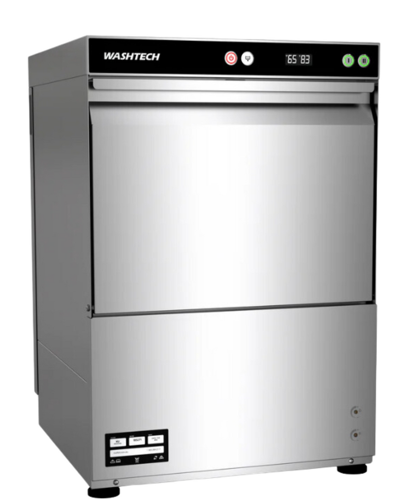 Washtech XU I Economy I Undercounter Glass Washer I Professional Dishwasher I Glass Washer I Washtech Glasswasher I 500mm Rack I Glass Washer Machine
