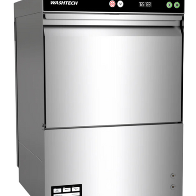 Washtech XU | Economy Undercounter Glass Washer | Professional Dishwasher | Washtech Glasswasher | 500mm Rack | Glass Washer Machine