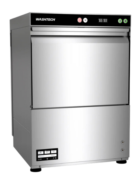 Washtech XU I Economy I Undercounter Glass Washer I Professional Dishwasher I Glass Washer I Washtech Glasswasher I 500mm Rack I Glass Washer Machine