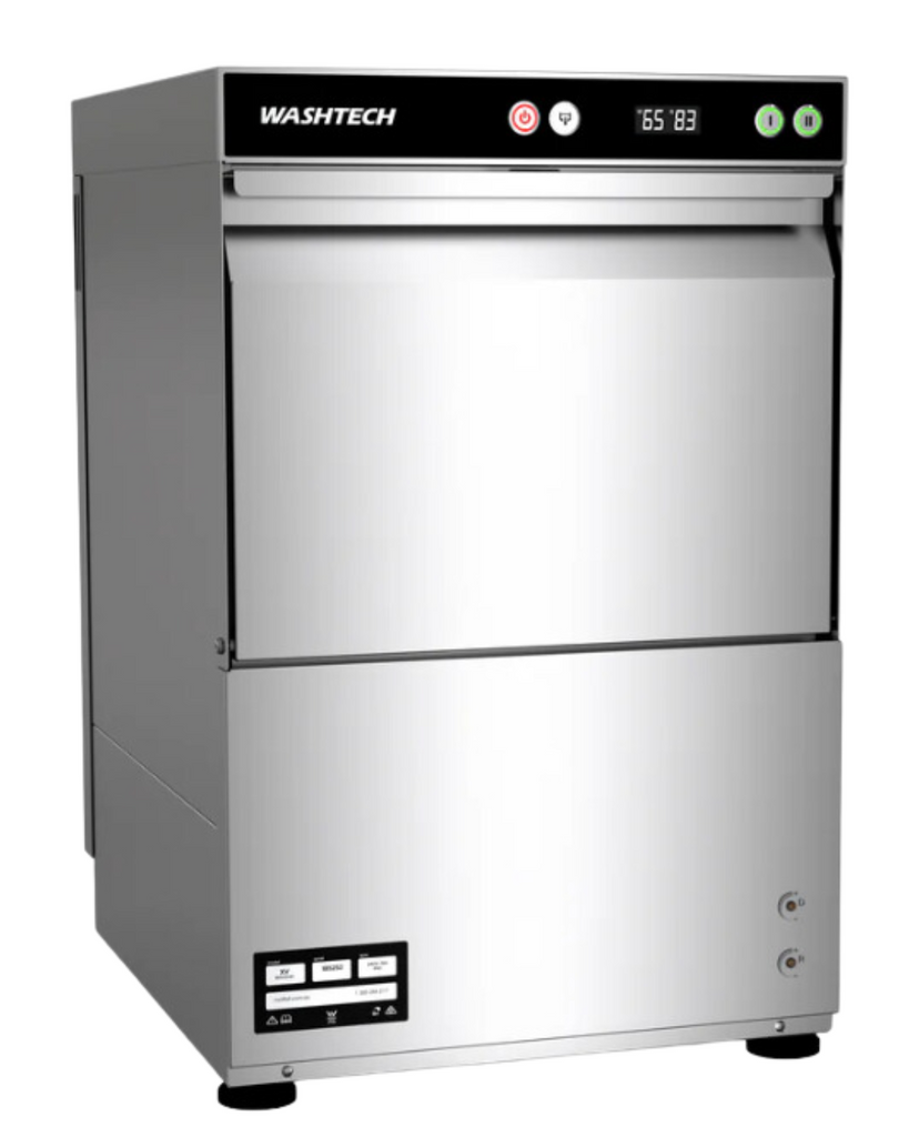 Washtech XV | Economy Undercounter Glass Washer | Professional Dishwasher | Washtech Glasswasher | 450mm Rack | Glass Washer Machine