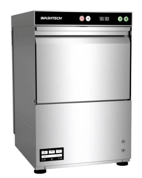 Washtech XV | Economy Undercounter Glass Washer | Professional Dishwasher | Washtech Glasswasher | 450mm Rack | Glass Washer Machine
