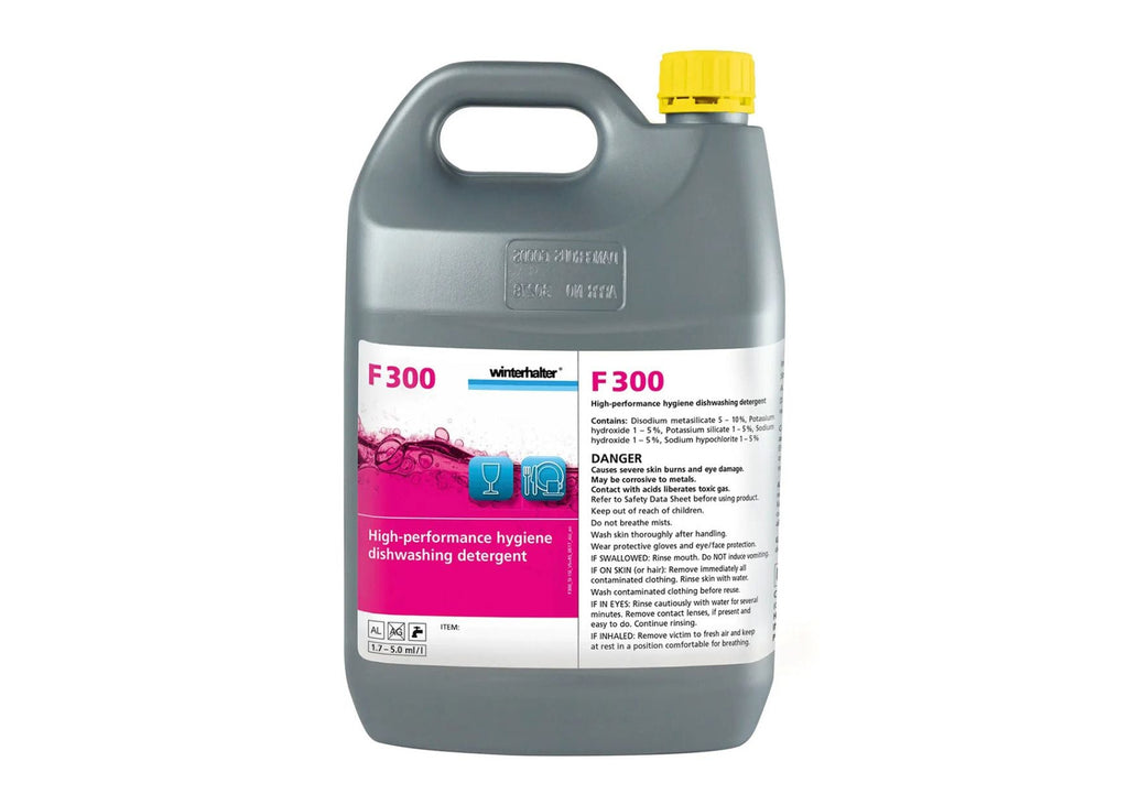 Winterhalter F300 | Universal Liquid Glass | & Dishwashing Detergent | 2x5 Litre
