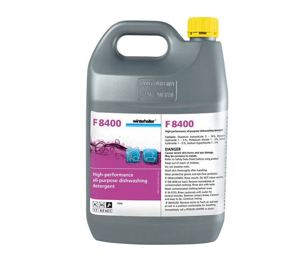 Winterhalter F8400 | Heavy Duty Detergent | Dishwashing Detergent | 2x5 Litre