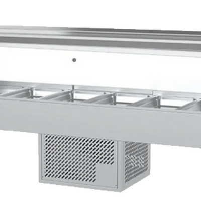 Woodson WR.CFS26 | 6 Module | Straight Glass Food Display | Cold Food Display