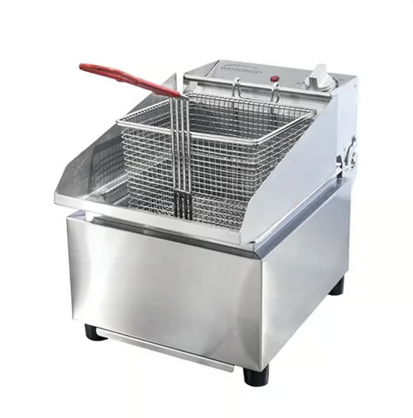 Woodson W.FRS80 | Single Pan | Pan Fryer | 8 Liter | Commercial Fryer