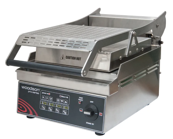Woodson W.GPC61SC.R.A | Pro-Series | Ribbed Top | Contact Grill | Commercial Contact Grill
