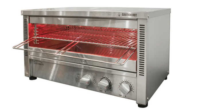 Woodson W.GTSQI15 | Countertop Salamander | 15 Slices | Salamander
