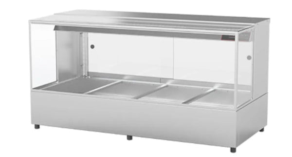 Woodson W.HFSQ22 | 2 Module | Square Glass | Hot Food Display