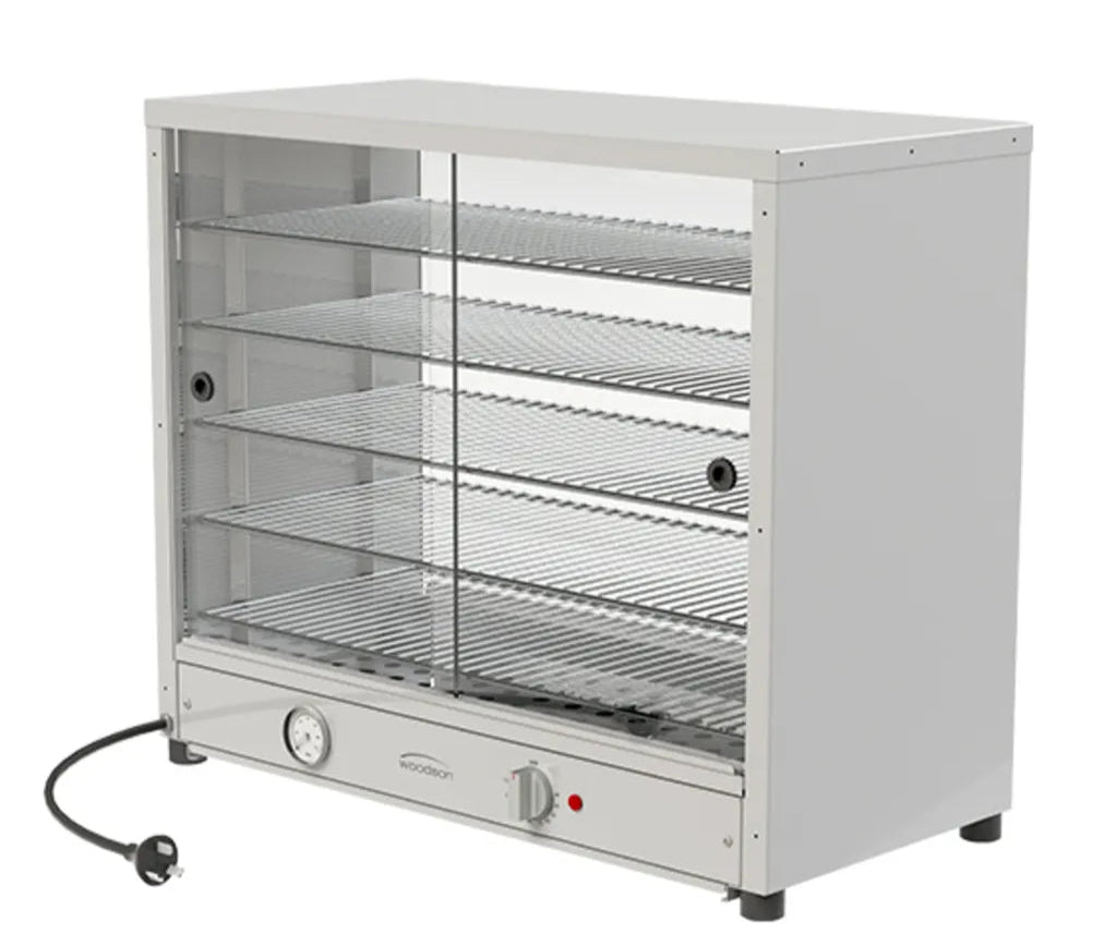 Woodson W.PIA50G | Pie Display | Sliding Glass Door | Both Sides Pie Display