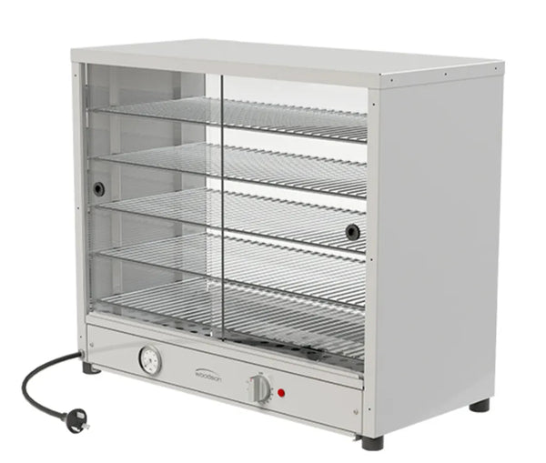 Woodson W.PIA50G | Pie Display | Sliding Glass Door | Both Sides Pie Display