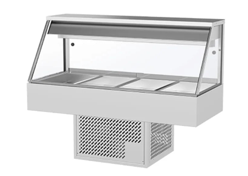 Woodson WR.CFS23 | 3 Module | Straight Glass Food Display | Cold Food Display