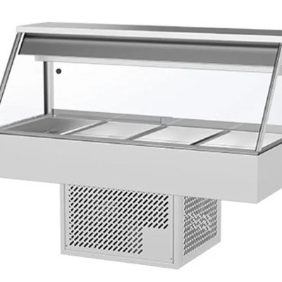 Woodson WR.CFS23 | 3 Module | Straight Glass Food Display | Cold Food Display