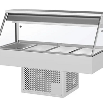 Woodson WR.CFS25 | 5 Module | Straight Glass Food Display | Cold Food Display