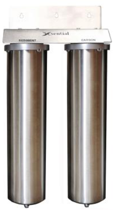Xsential I XSS2536-TW I 20" X 2.5" 316 I Stainless Steel I Housing System I Water Filter Housing
