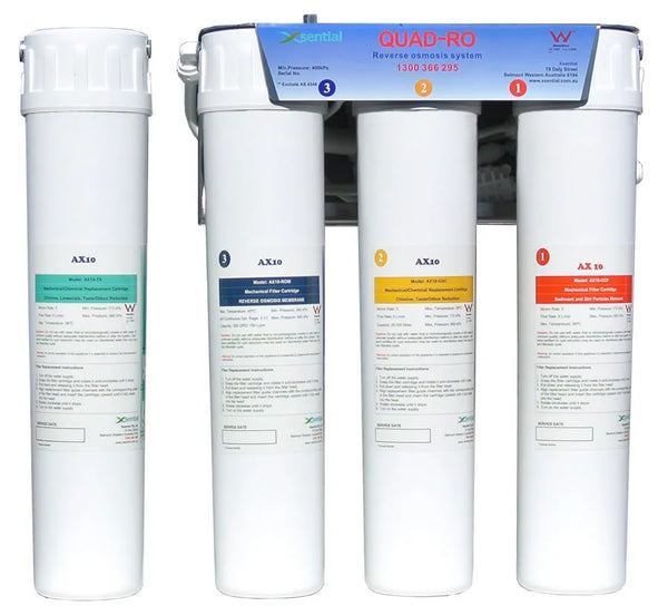 Xsential I QuadRO-H204H I QuadRO H200 I With 40L I Reverse Osmosis Water I Filter I Tank