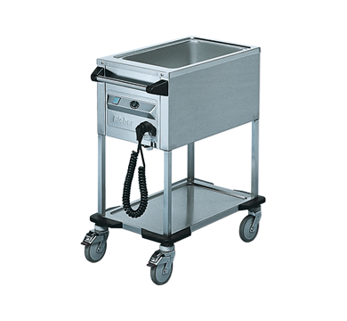 Rieber ZUB 1 | 1 x 1/1 GN Delivery Trolley | Stainless Steel | Heated Delivery Cart