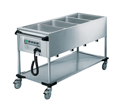 Rieber ZUB 2-K | 2 x 1/1 GN Delivery Trolley | Stainless Steel | Refrigerated Delivery Cart