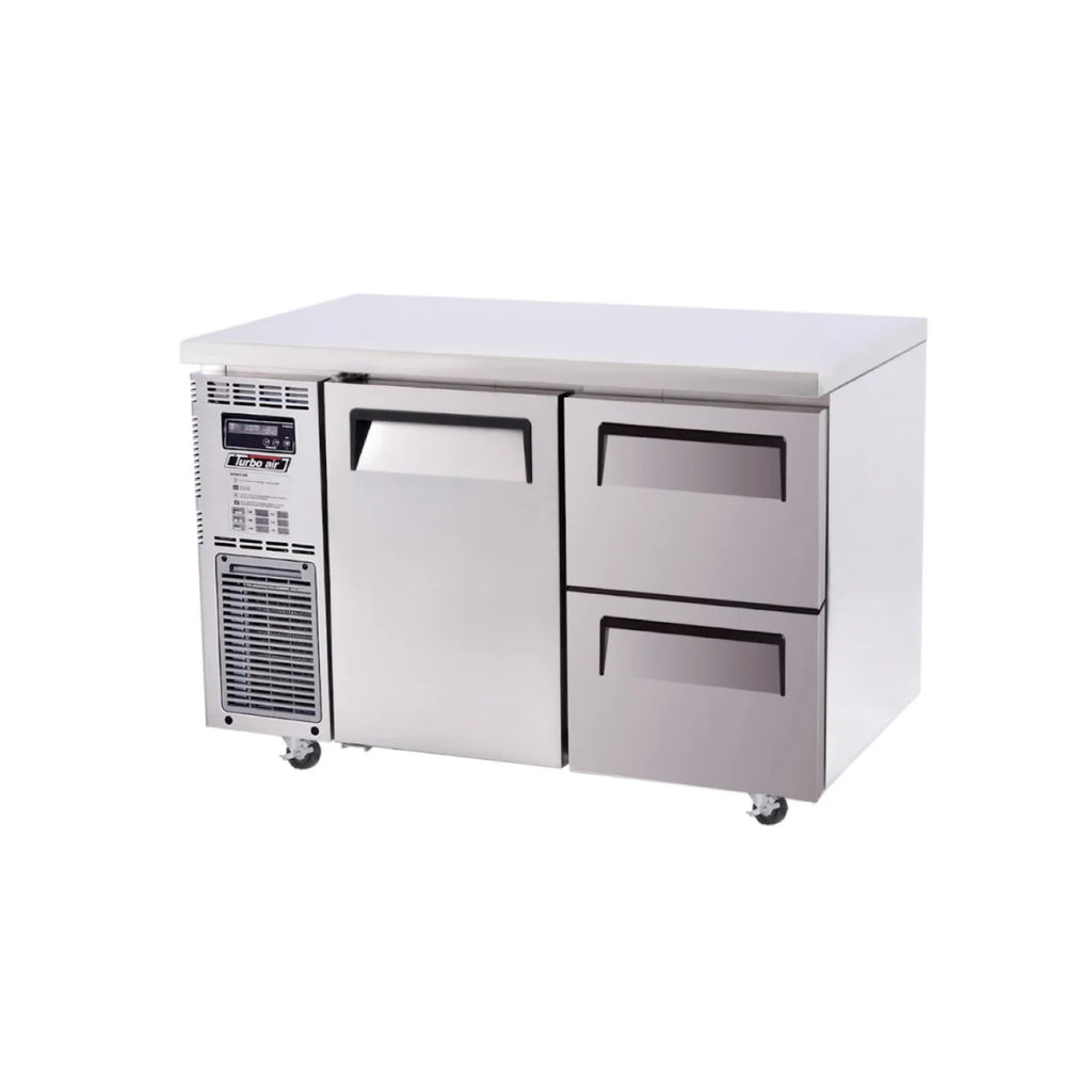 Turbo Air KUR12-2D-2-N | 1 Door & 2 Drawer Chiller | Fridge | 1200mm Wide | Undercounter Drawer Fridge