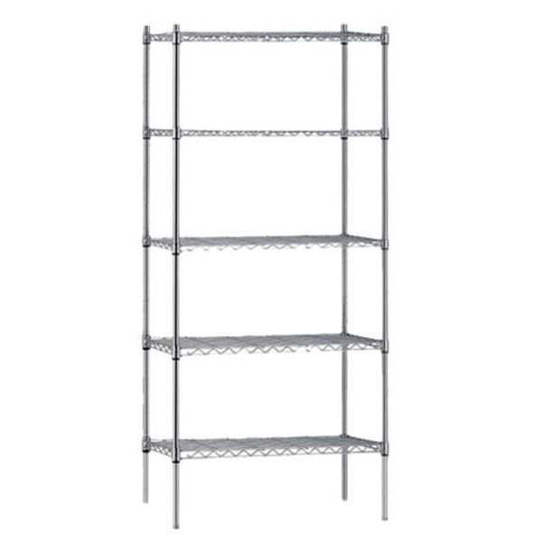 Atlas 24247EPL | 4 Shelf Wire Shelving Kits | 610 mm Deep | 610 mm Wide