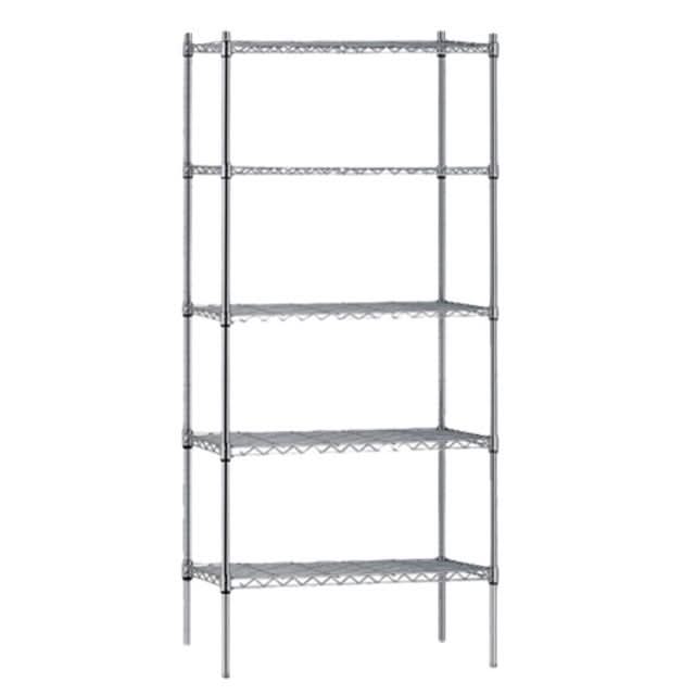 Atlas 14307EPL | 4 Shelf Wire Shelving Kits | 355 mm Deep | 760 mm Wide