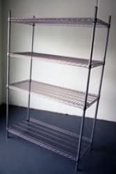 Atlas A24547EPL | 4 Shelf Wire Add-On Shelving Kits | 610 mm Deep | 1370 mm Wide