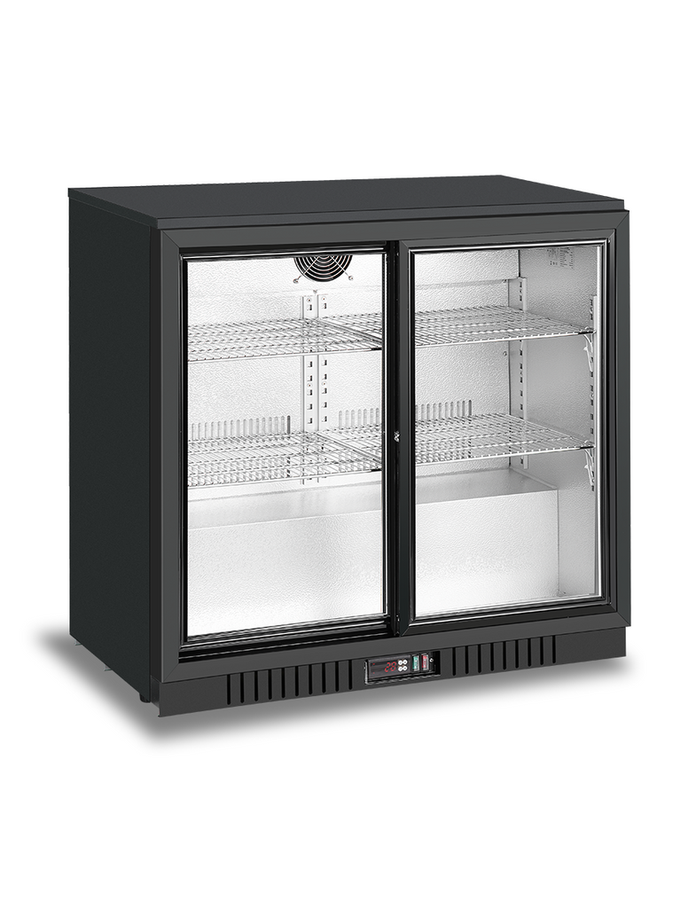 Atosa BB-208SEC Two Sliding Door Back Bar Cooler