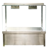 Atosa BM2 | Hot Food Display | 740mm | Holds 4 x 1/2 GN Pans (PANS NOT INCLUDED) | 10Amp