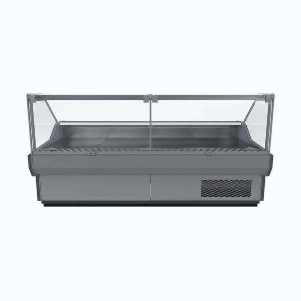 Bromic DD1250SG-NR 1330mm Square Glass Deli Display