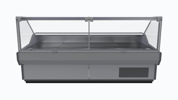 Deli Display Fridge, Bromic, DD2500SG-NR, Refrigerated Display Cases, Square Glass, 2580mm