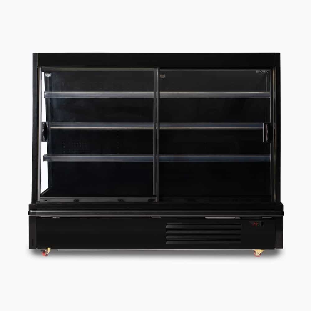 Bromic SVM1875SD-NR | Double Sliding Door | 664L Semi Vertical | Multideck Display Fridge