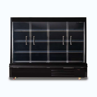Bromic SVM1875HD-NR | 4 Door Display Fridge | 664L Semi Vertical | Multideck Display Fridge