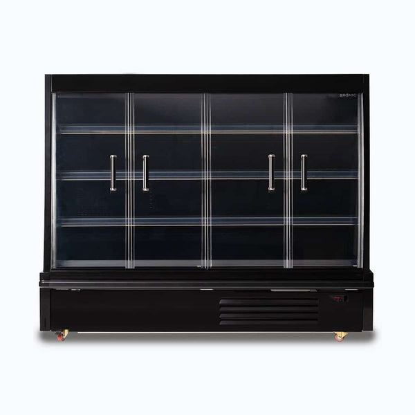 Bromic SVM1875HD-NR | 4 Door Display Fridge | 664L Semi Vertical | Multideck Display Fridge