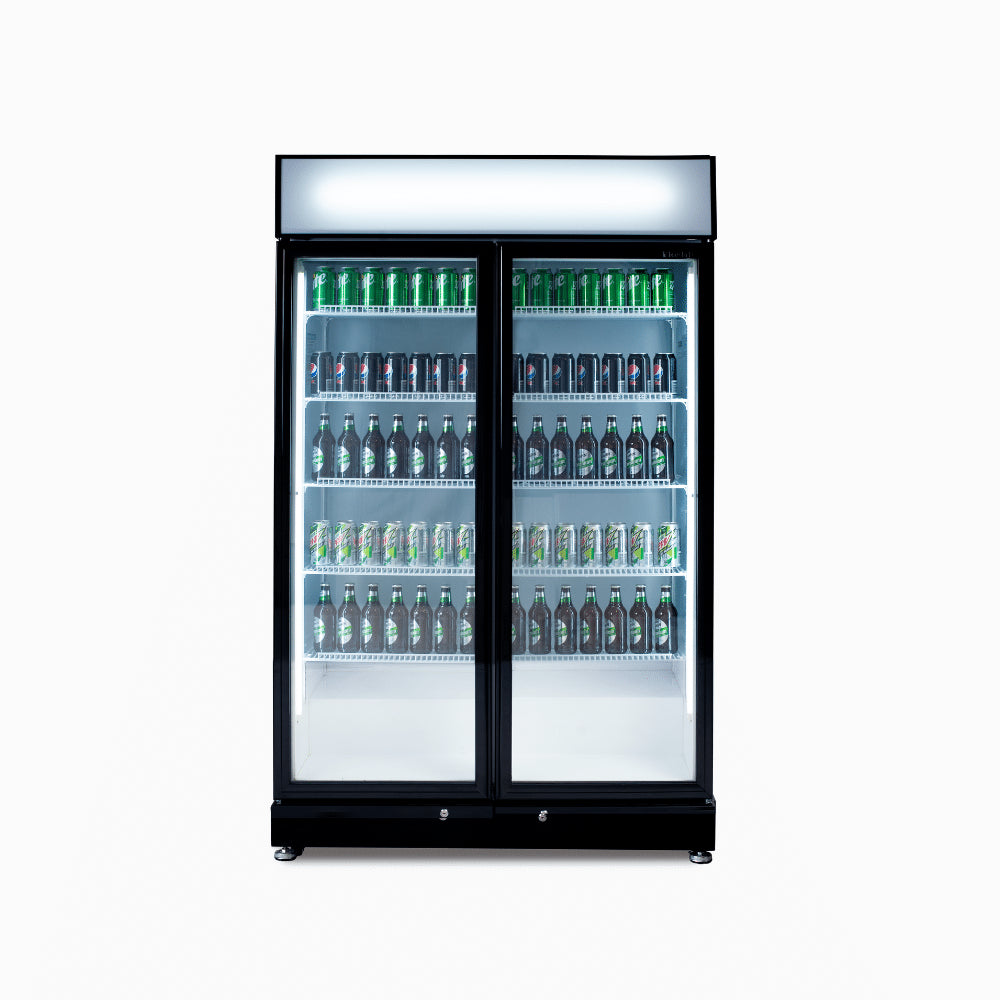 Bromic Upright Fridge, Bromic, GM0900LBECO, UP/R Black 2DR 885L 