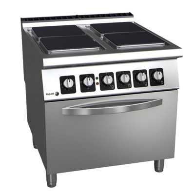 F.E.D C-E941 Fagor Kore I 900 Series I Electric 4 Burners I Electric Stove Burner I with Oven