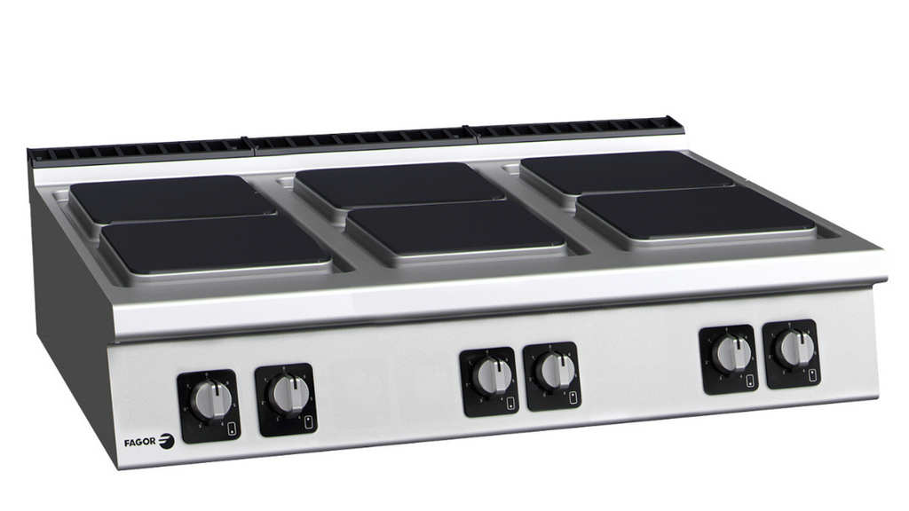 FED C-E960 | Fagor Kore 900 Series | Bench Top | 6 Electric Burners | Cooktop Burner