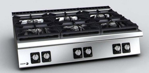 Gas Range Stove, F.E.D, C-G960H, Fagor Kore, 900 Series, 6 Burner, Gas Stove, Gas Burner