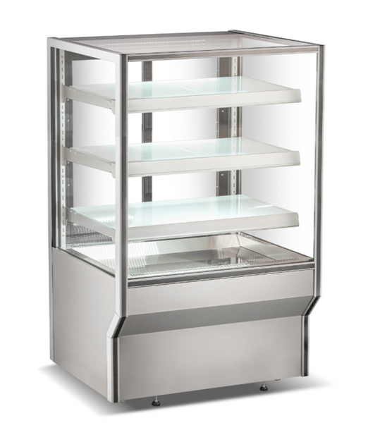 Bonvue Chilled Food Display, F.E.D, C910-3S, Square Cabinet, Glass Display Cabinet