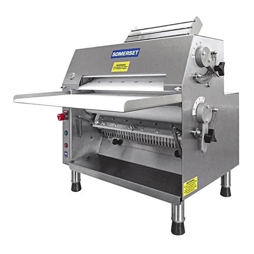Somerset CDR-2020 | Dough Rollers | Integrated Removable Docker | Double Pass | Front Operated | 51cm wide