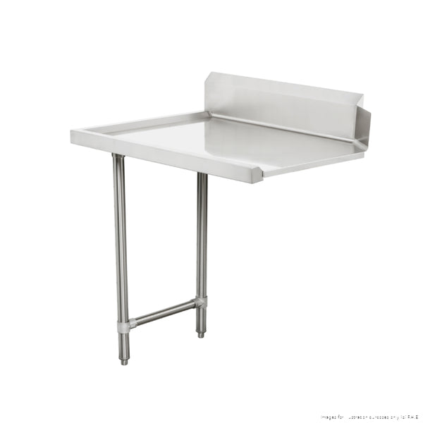 Modular System CDT-600R | Stainless Steel Right Table | Clean Dish Table | with Splashback