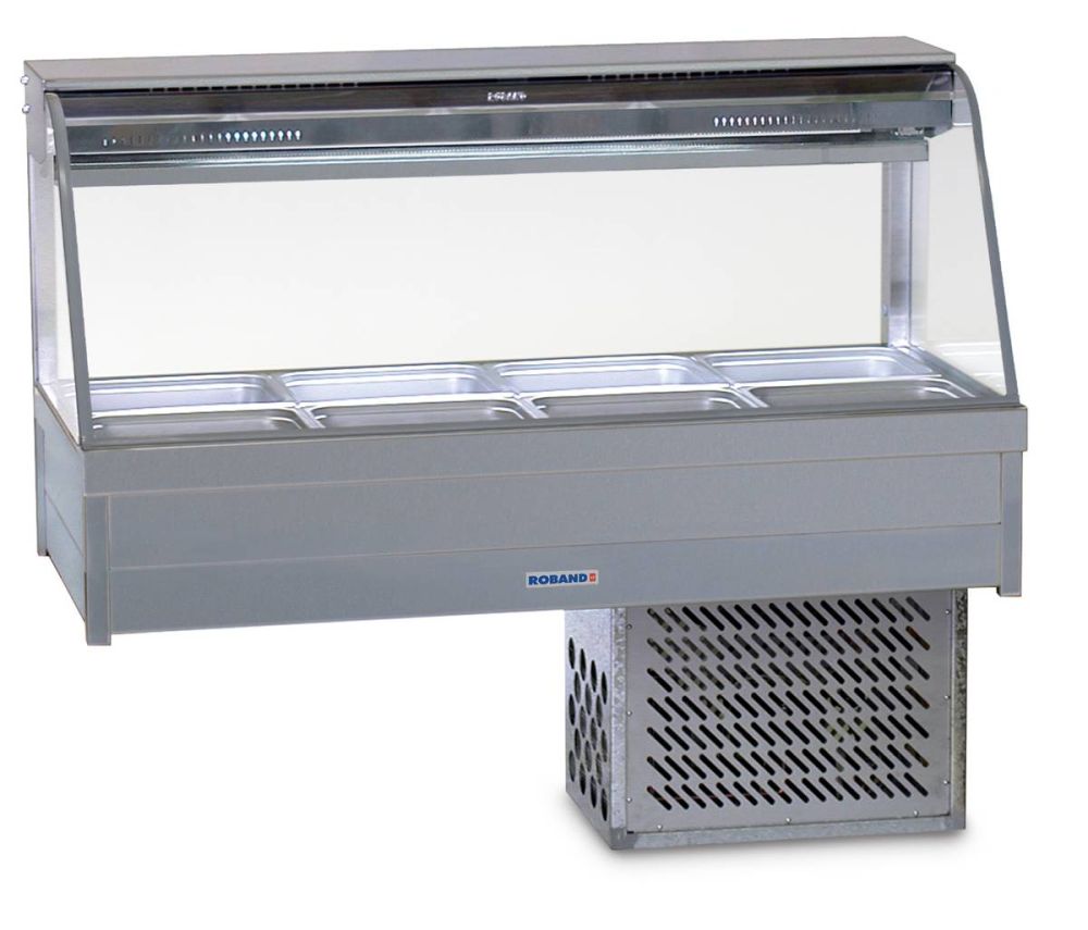 Roband CRX24RD | Curved Glass | Refrigerated Cold Plate | Refrigerated Salad Bar