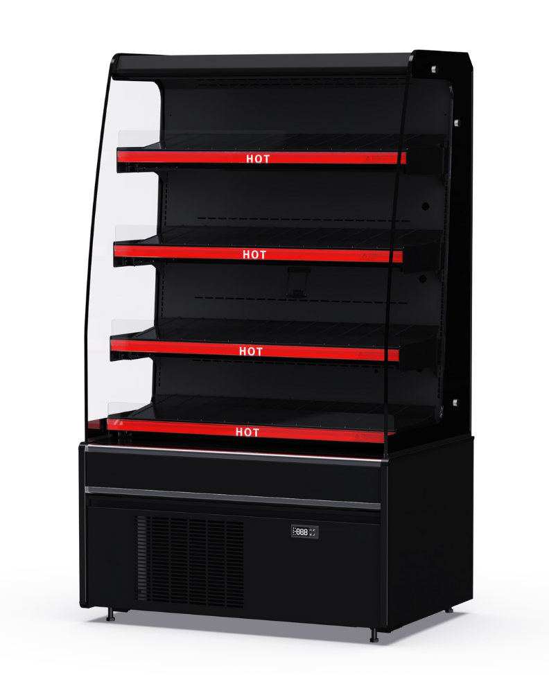 FED DC-900H | Thermaster Grab & Go Heated Cabinet | Hot Open Display | Hot Display