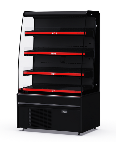 FED DC-900H | Thermaster Grab & Go Heated Cabinet | Hot Open Display | Hot Display