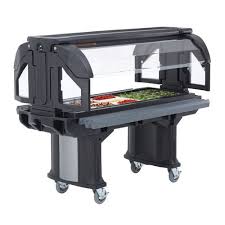 Cambro VBRHD5 I Versa Food Bars I Standard Height I 5' with Heavy Duty Casters