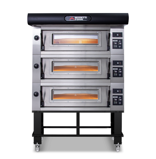 Moretti COMP C/3/SP|Amalfi Triple Deck Oven on Stand