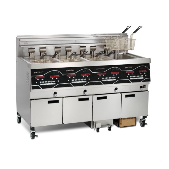 Henny Penny EEG244 - FFFF | Four Well Evolution Elite Open Fryer | Gas