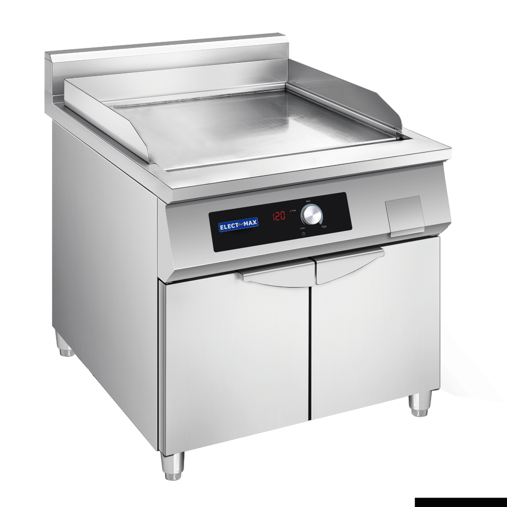 F.E.D EGP800 I Electmax 700 S I Induction Griddle I with Splashback and Door I Griddle I Electric Griddle
