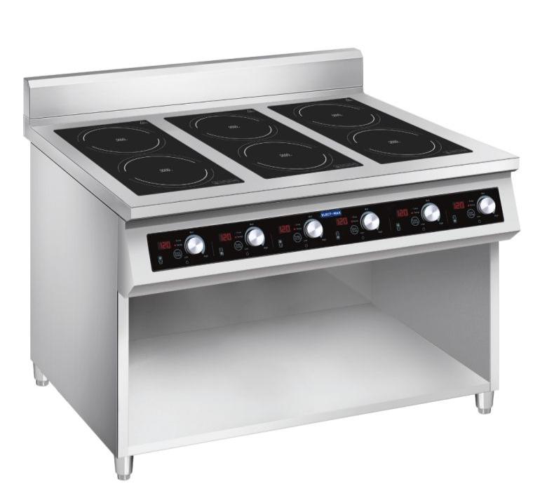 Induction Cooktop, F.E.D, EIC7-1200P, 6 Burner, with Splashback